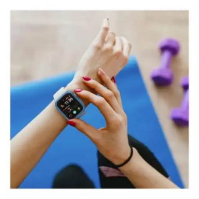 Θήκη PC Spigen Apple Watch 7/ 8/ 9 45mm Thin Fit Μπλε N57322 3