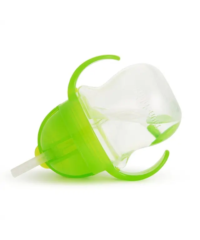Munchkin Click Lock Tip & Sip Straw Cup Πράσινο Ποτήρι με Ευέλικτο Καλαμάκι 6m+, 207ml