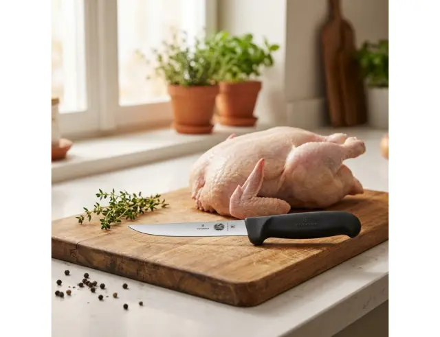 Μαχαίρι Ξεκοκαλίσματος Victorinox Fibrox με μήκος λεπίδας 12cm - Black5.6103.12