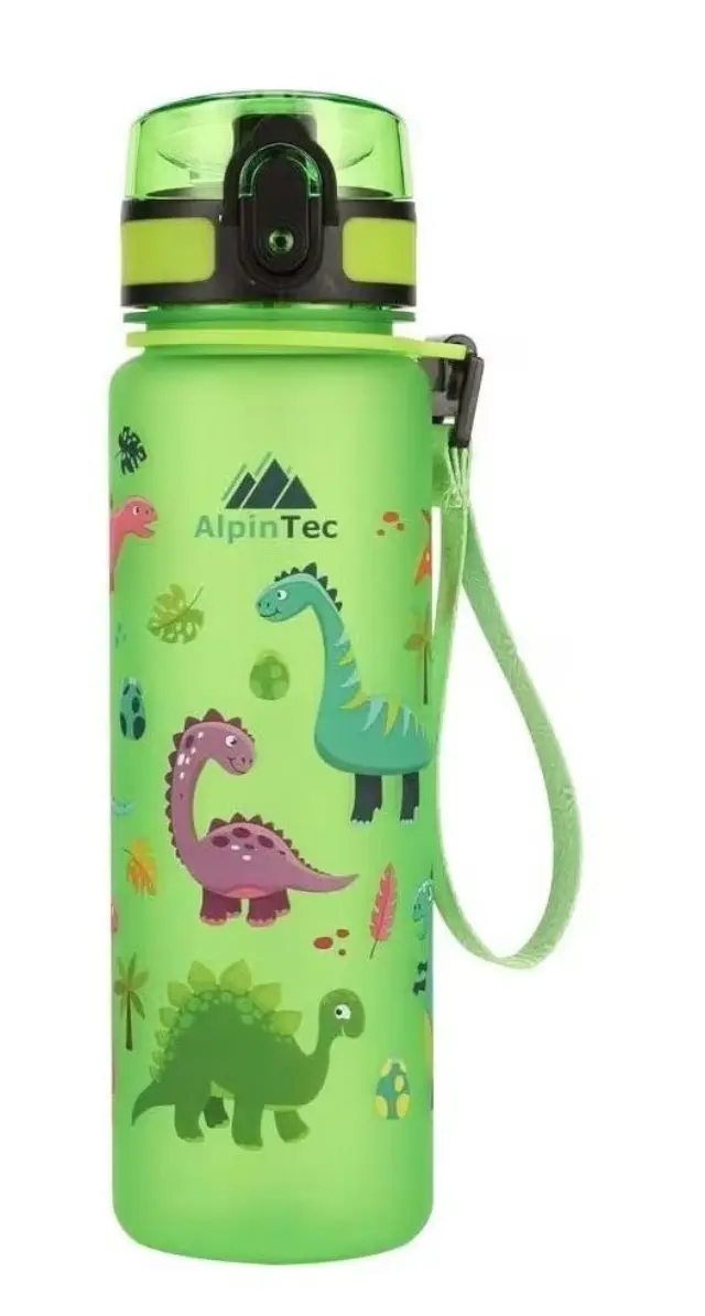 AlpinPro Πλαστικό Παγούρι Πράσινο Dino C-500VG-DIN 500ml