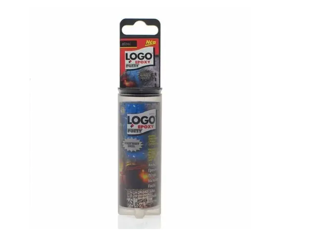 Logo Putty Εποξική Υγρό Κόλλας Μετάλλων Γκρι