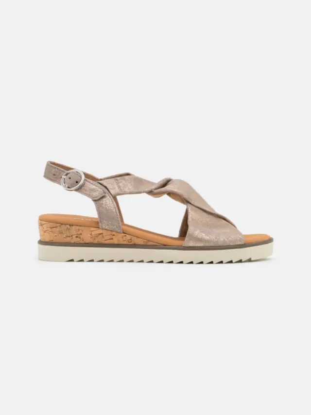 Gabor Πέδιλα Γυναικείο δέρμα Nubuck Χρυσό GAB/22751 95-MUSCHEL 3