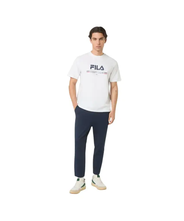 Fila - Ανδρικό T-shirt Doccia FAM1223-10001 Λευκό 3