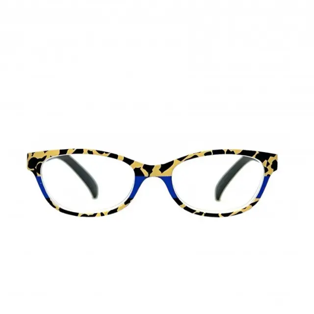 Frog Optical Γυαλιά Πρεσβυωπίας F305 με Animal-Print Μετώπη και Μαύρους Βραχίονες +2.00