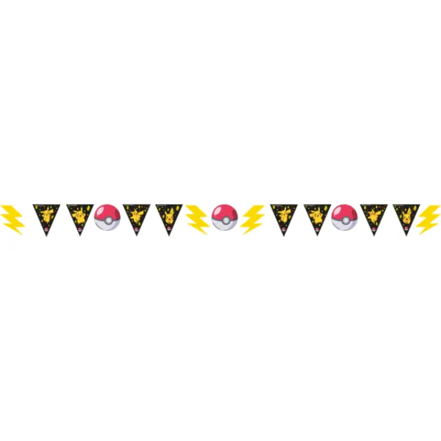 Χάρτινη Γιρλάντα Σημαιάκια - Pennant Banner Pokémon 2024 / 3.3 μ x 17.5 εκ