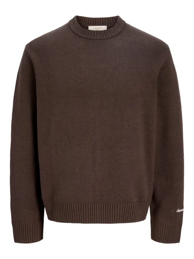 JORNORREBRO KNIT CREW NECK SN - Mulch