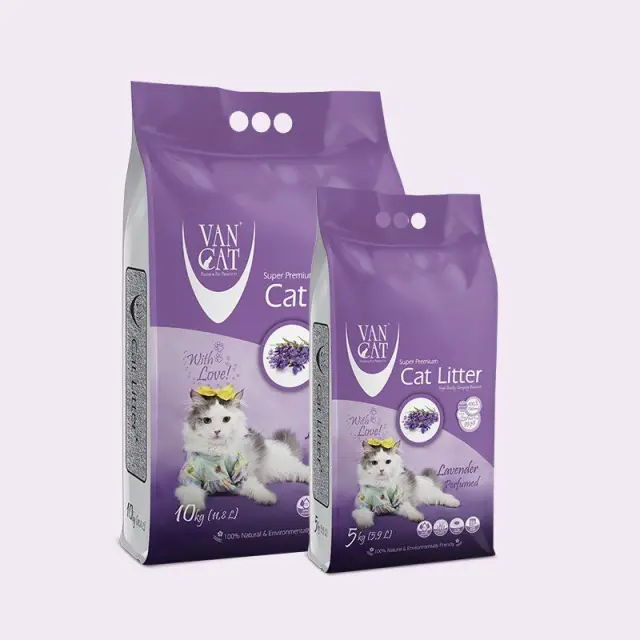 Van Cat Lavender Άμμος Υγιεινής Μπετονίτη με Άρωμα Λεβάντας 11.8Lt (10Kg) Μονόχρωμο