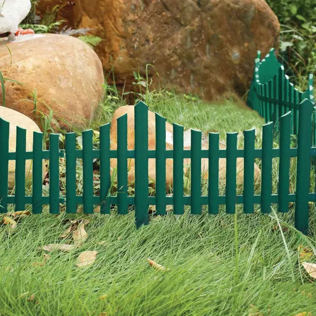 Grasher Πλαστική Μπορντούρα Κήπου 2.3m x 33Υcm (4τμχ) Πράσινο / 103727 3