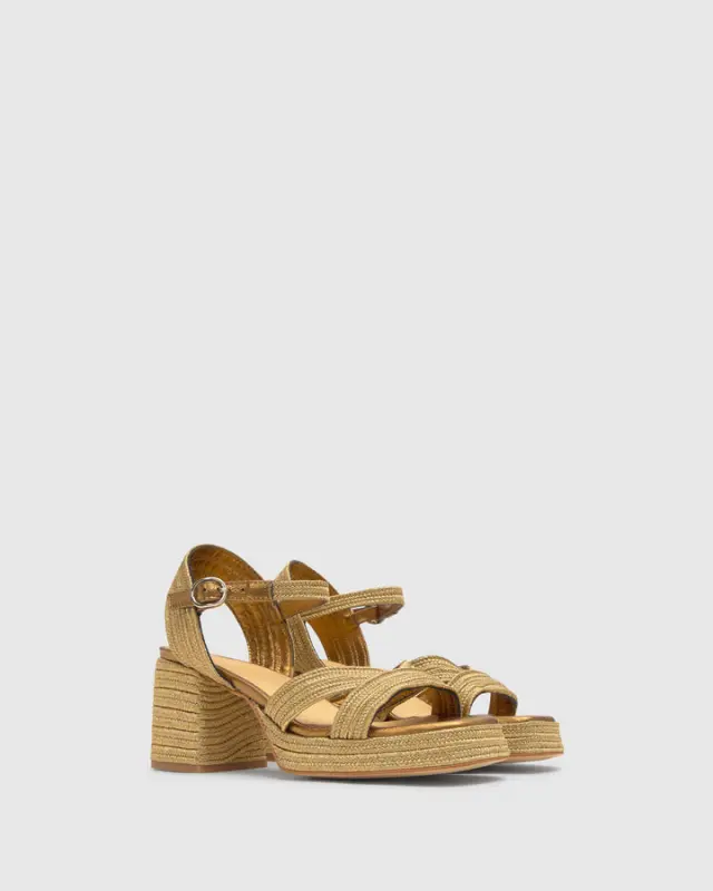 CASTANER SHOES “VALLITA/142” (026223-3006-GOLD) - 41 2