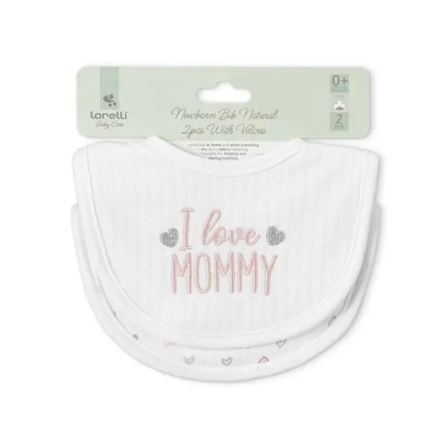 Lorelli Υφασμάτινη Σαλιάρα Με Velcro 2Τ. Natural Girl 10260280003 2
