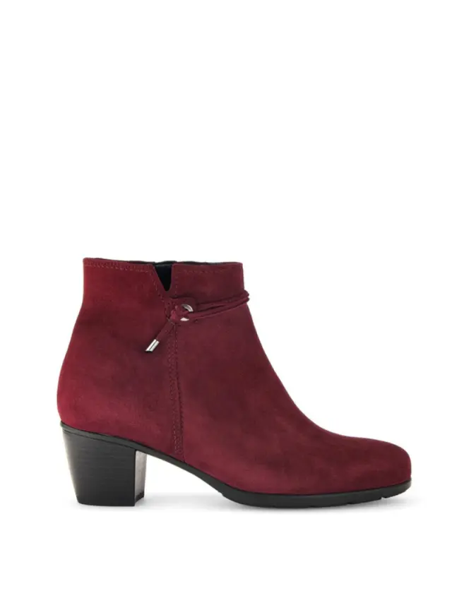 Gabor Μποτάκια Γυναικείο δέρμα Nubuck Μπορντώ GAB/55522 15-BORDEAUX - 40 3