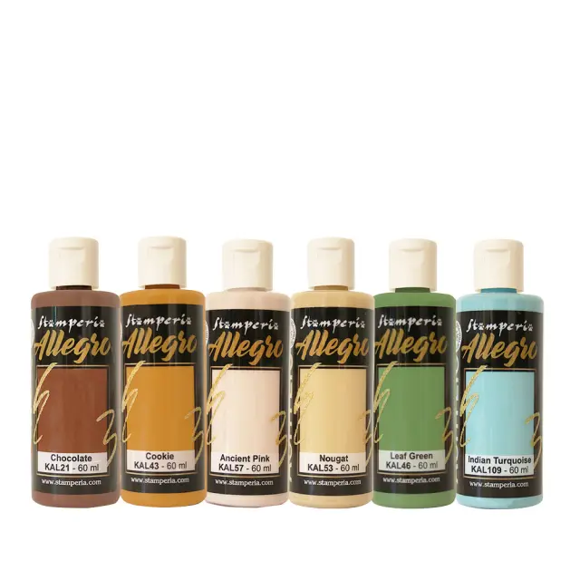 Χρώματα ακρυλικά Allegro σετ 6 τεμ. 59ml, Symphony
