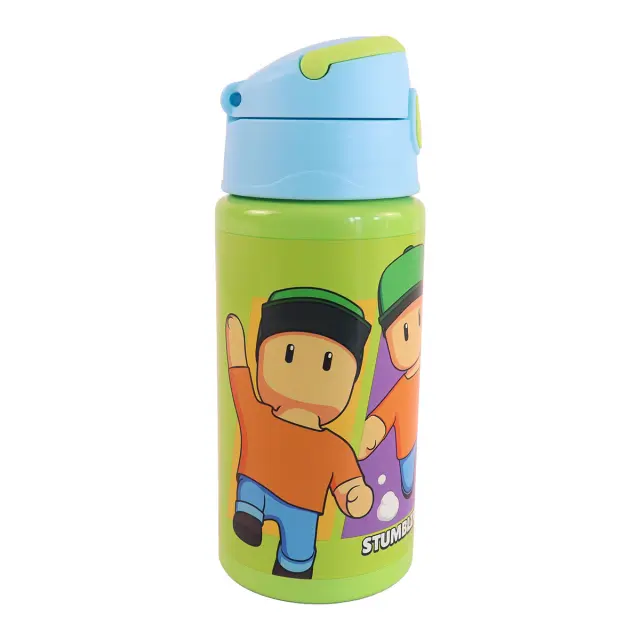 Παγούρι αλουμινίου με καλαμάκι Fisher-Price Stumble Guys 500ml 2