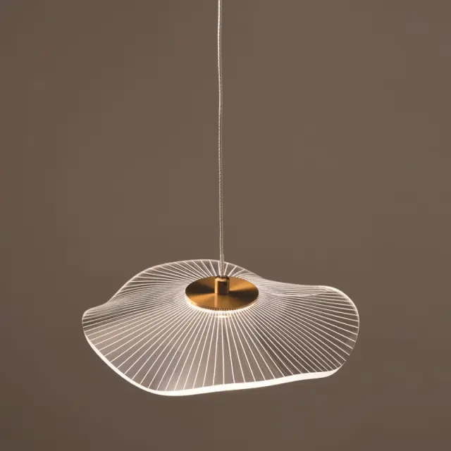 ΚΡΕΜΑΣΤΟ Φ/Σ LED 5W 3000K 400LM NINFEA ΟΡΕΙΧΑΛΚΟ ΜΕΤ/ΚΟ IP20 D22XH160CM / ZM34LEDP22BR