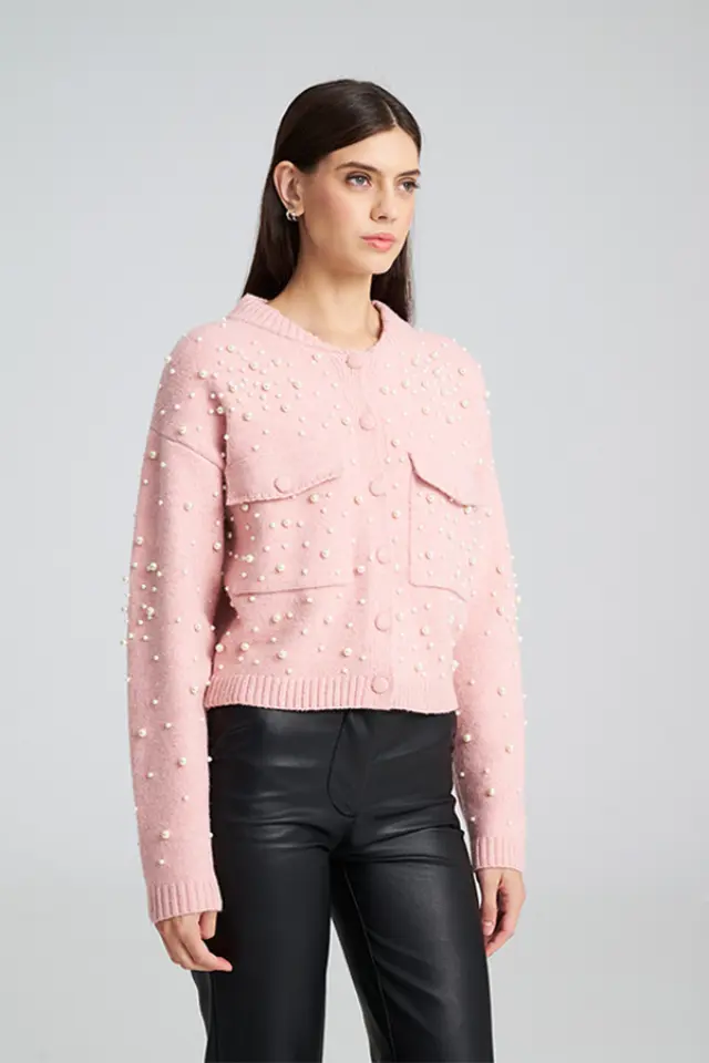 Πλεκτή Ζακέτα με Πέρλες KONA CARDIGAN - XS 2