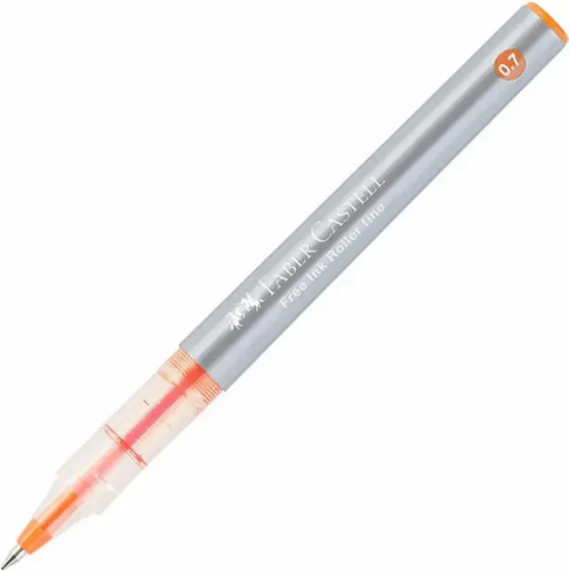 Faber Castell Free Ink Roller Στυλό Micro Gel 0,7 Πορτοκαλί / 348130 (Faber Castell)