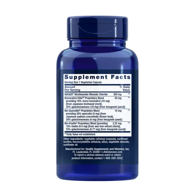 Life Extension NAD+ Cell Regenerator™ and Resveratrol Elite™ 2
