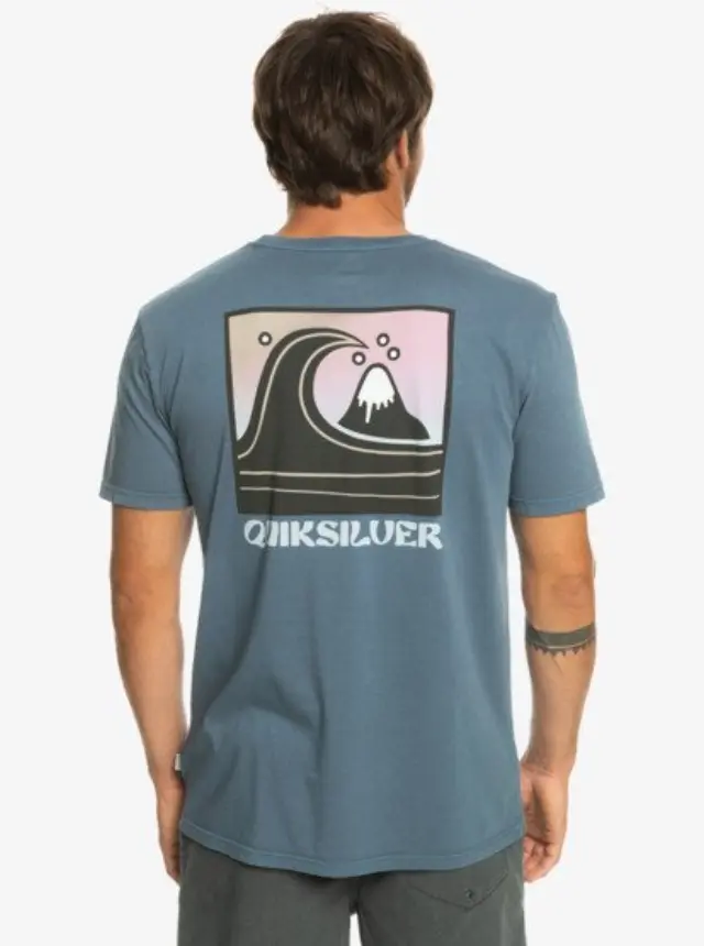 QUIKSILVER QS BUBBLE STAMP SS ΑΝΔΡΙΚΗ ΜΠΛΟΥΖΑ -BYJ0 BLUE 2