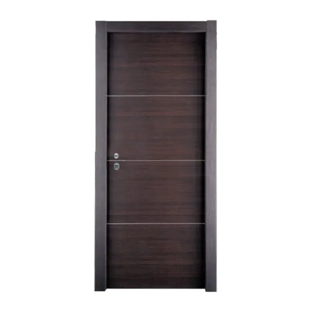 Θωρακισμένη πόρτα με επένδυση Laminate 3 Inox Kataskevastikh