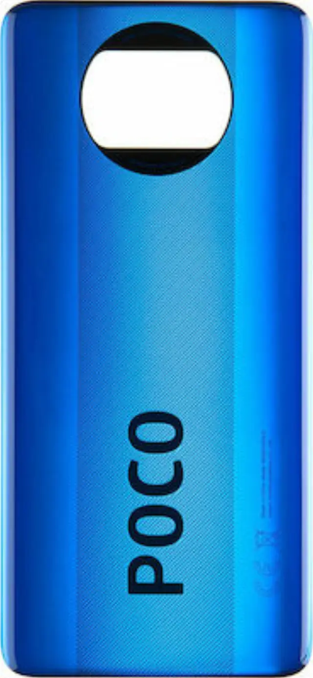 Πίσω Καπάκι για Xiaomi Poco X3 - Χρώμα: Μπλε OEM