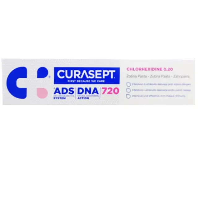 Curasept ADS DNA 720 0.20% Οδοντόκρεμα Χλωρεξιδίνης 75ml