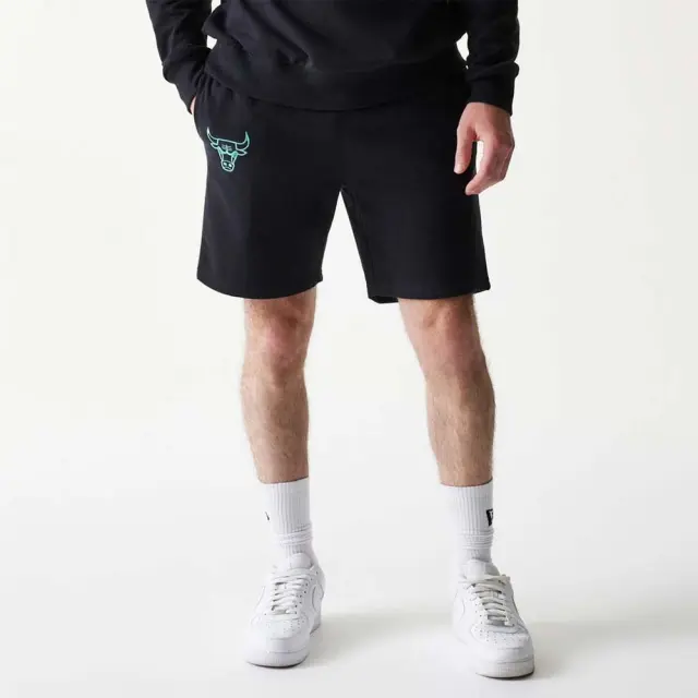 New Era Men's NBA League Essential Chicago Bulls Shorts Μαύρο 60771672 (New Era)