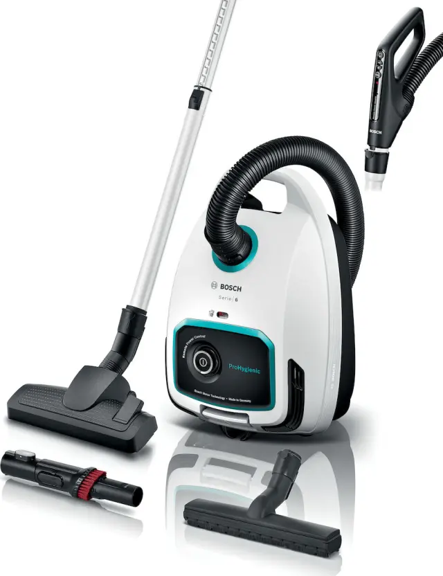 Bosch BGL6HYG1 Ηλεκτρική Σκούπα 600W με Σακούλα 4lt Λευκή