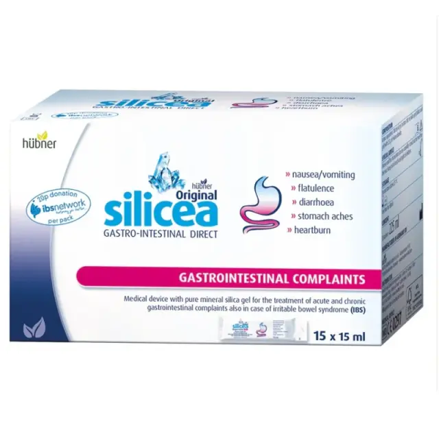 Silicea | Gastro-Intestinal Gel | Πόσιμη Γέλη για την Αντιμετώπιση των Οξέων & Χρόνιων Γαστρεντερικών Παθήσεων | 15 Χ 15ml