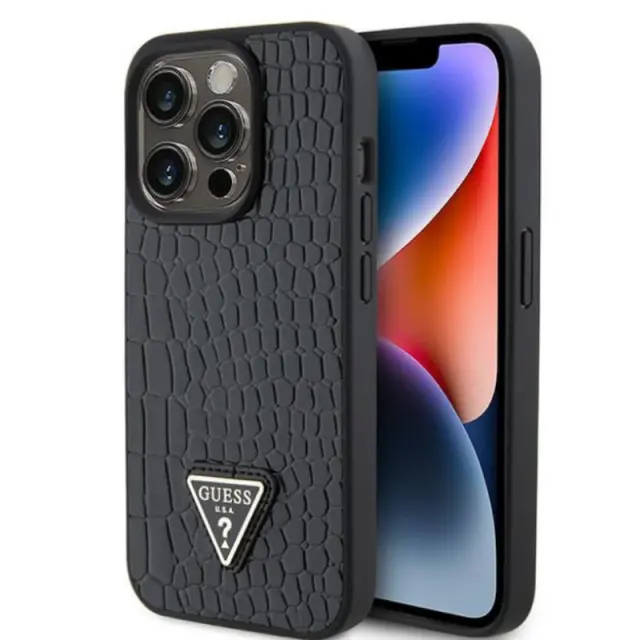Guess Back Cover Πλαστικό Μαύρο (iPhone 15 Pro)