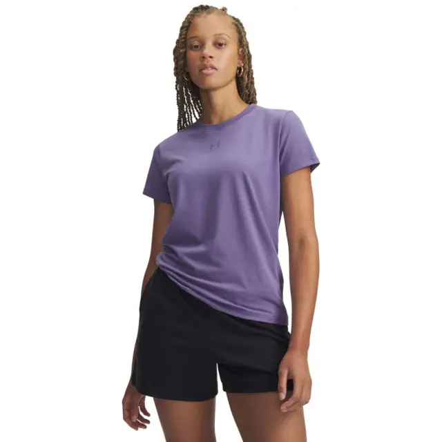 Under Armour Women's Off Campus Core Shortsleeve T-Shirt Μωβ 1383648-520 (Under Armour) - Medium