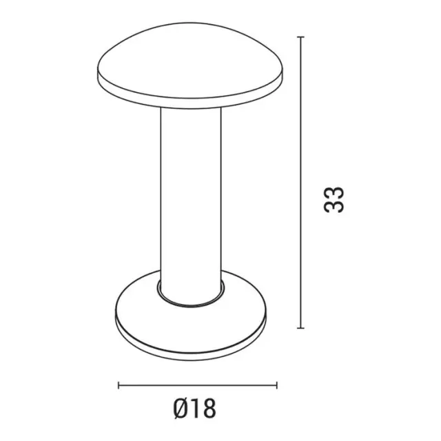 Κολωνάκι Δαπέδου LED 12W 3CCT IP65 Μαύρο ARTE ILLUMINA 3
