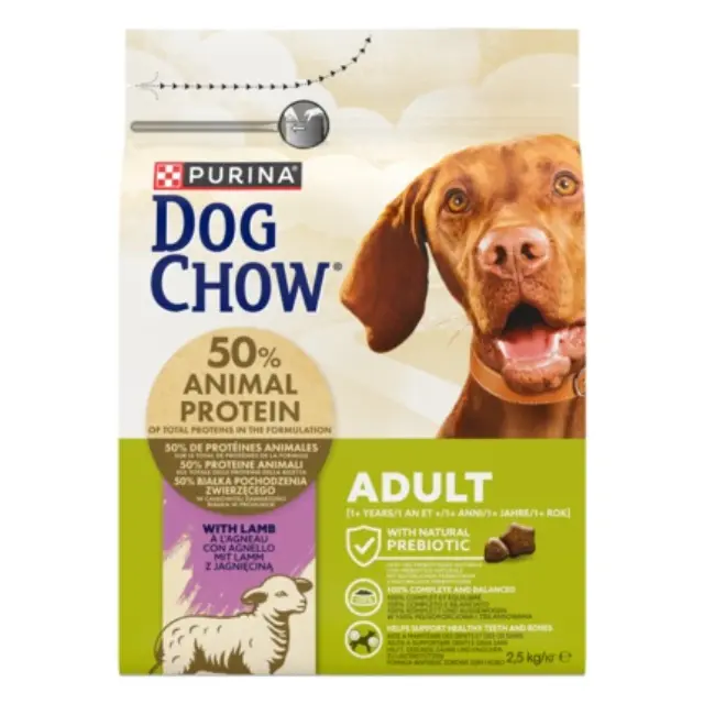 Dog Chow Adult Αρνί 2,5kg