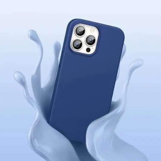 Ugreen® Soft Flexible Rubber Back Cover Θήκη για iPhone 13 Pro Max- Μπλε 3