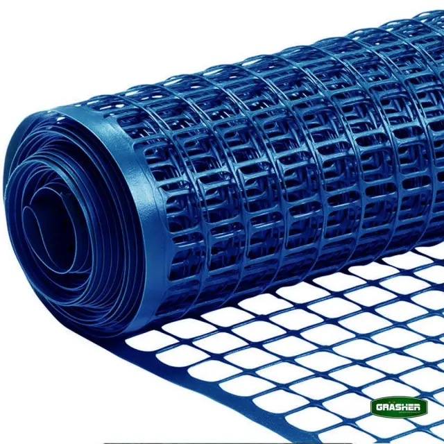 Grasher Πλέγμα μπαλκονιού πλαστικό 225 gr/m (Ρολό) 1,2x50m Μπλέ / 101956