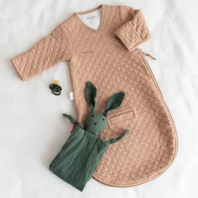 Πανάκι Παρηγοριάς Bemini Green Bunny 100%Cotton 2