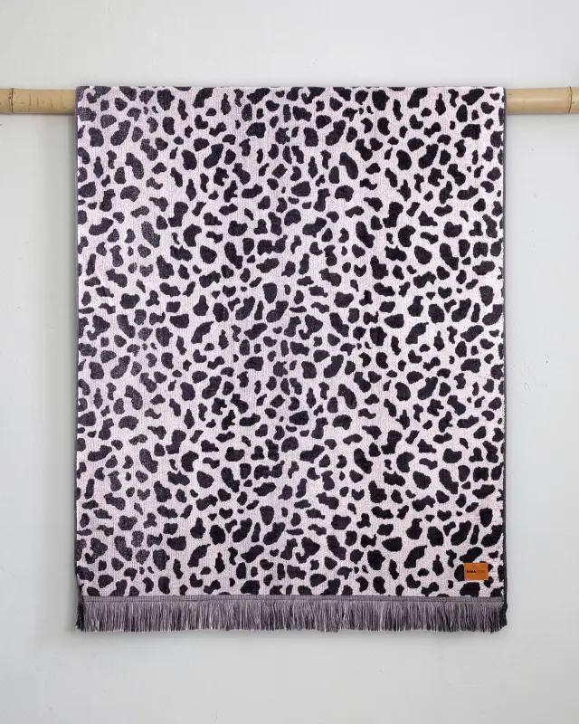 Πετσέτα Θαλάσσης 90x160 420gsm Nima Kaia Pink-Black 100% βαμβακερό