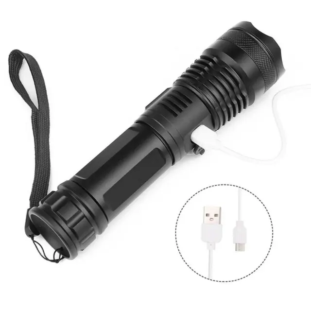 ΕΠΑΝΑΦΟΡΤΙΖΟΜΕΝΟΣ ΦΑΚΟΣ 1000 Lumens High Zoom POWER STYLE XHP50 Black