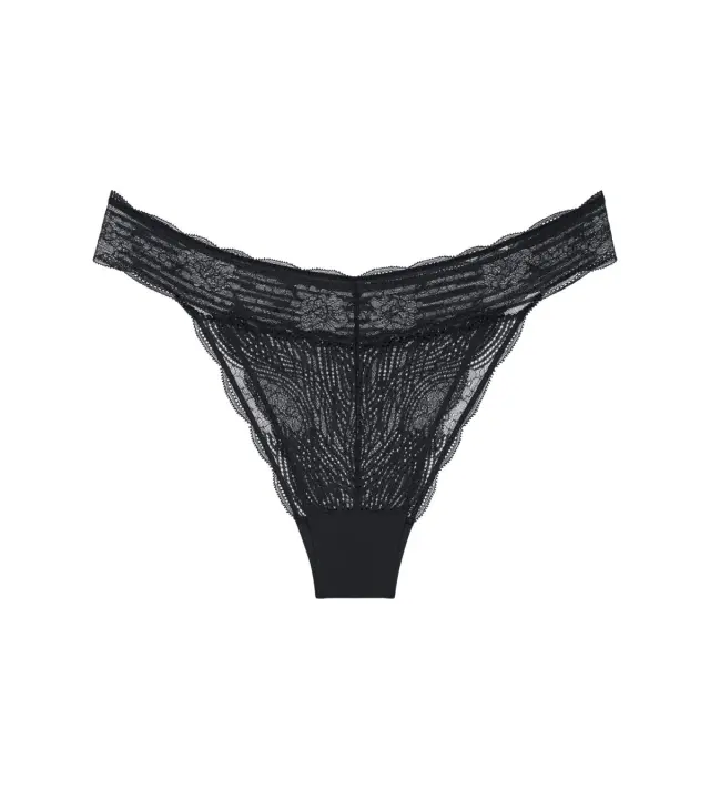 Triumph Σλιπ Lift Smart Highleg Brazilian Μαύρο 2