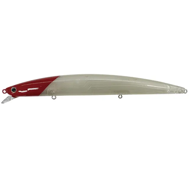 Τεχνητό Smith Haluca Floating – Minnow Υψηλής Απόδοσης για Spinning & Trolling 14.5cm 36 - Red Head G Pearl