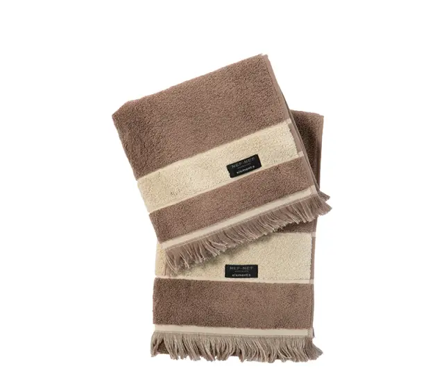 Πετσέτα Προσώπου 50x90 Nef-Nef Homeware Elements Sentimen Brown 2