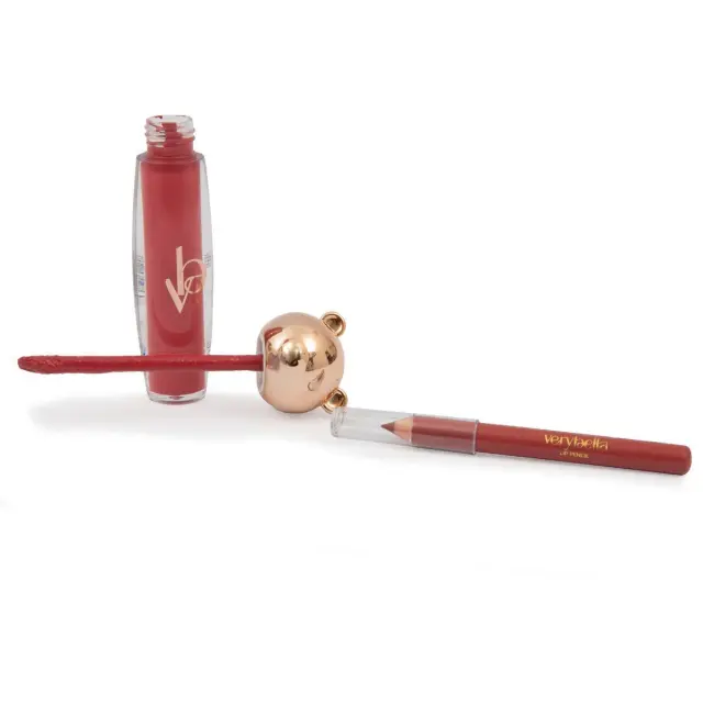 Σετ χειλιών Kiss Combo Lip Tint & μολύβι χειλιών - Very Bella - Make up your day 2