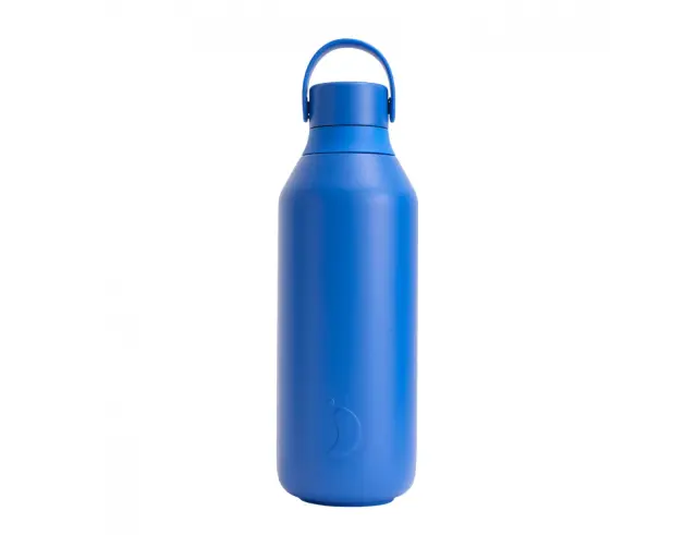 Μπουκάλι Θερμός Series 3 Chilly's με χωρητικότητα 500ml και διατήρηση θερμοκρασίας 14h ζεστό / 36h κρύο - Pacific Blue22878