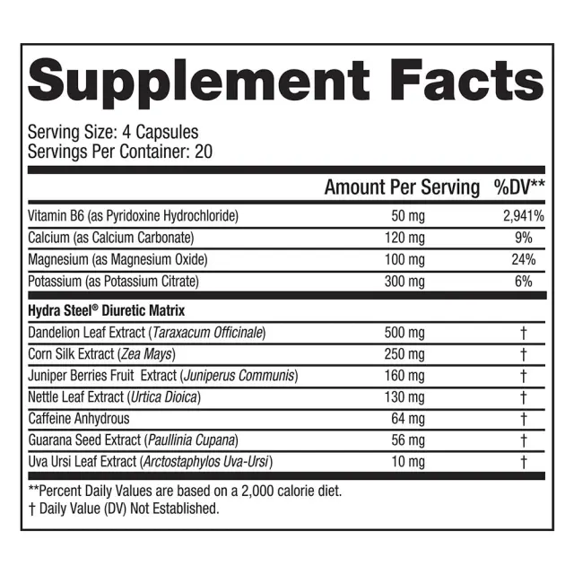 Steelfit Hydra Steel® Advanced Diuretic Formula 2