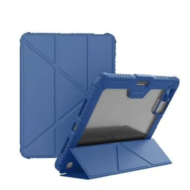 Nillkin Bumper PRO Protective Stand Case Multi-angle for iPad Pro 12.9 2020/21/22/ Air 13 2024/25/26 Sapphire Blue