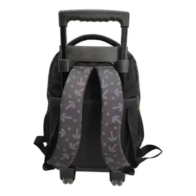 Σετ 3 τεμ Τσάντα τρόλεϊ 45x33x21cm (35L)+Τσάντα φαγητού ισοθερμική+Κασετίνα Minecraft Compact 3 pcs Set Trolley Bag+Lunch Bag+pencil case 3