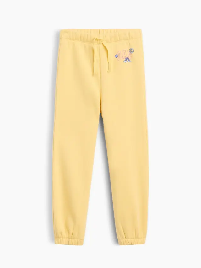 Νηπιακό babyGap Παντελόνι Φόρμας με Λογότυπο Havana yellow