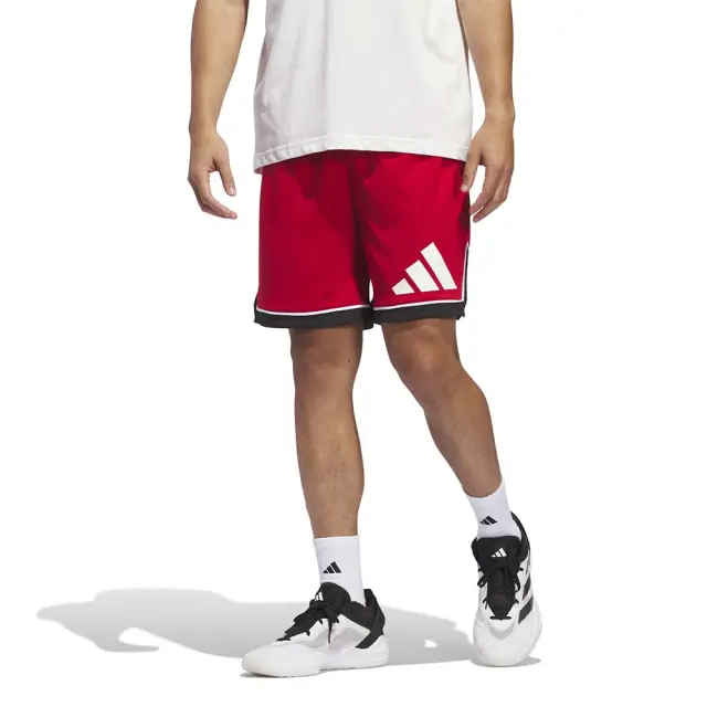 adidas Performance Men's Badge Of Sport Basketball Shorts Κόκκινο JN4731 (adidas Performance) - XLarge