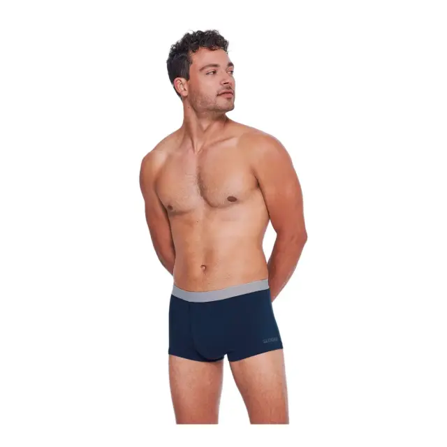 Sloggi Ανδρικό Boxer GO ABC 2.0 H Hipster - Διπλό Πακέτο, Χρώμα Navy 2