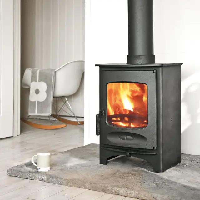 Charnwood C-Six Σόμπα Ξύλου - Black 2