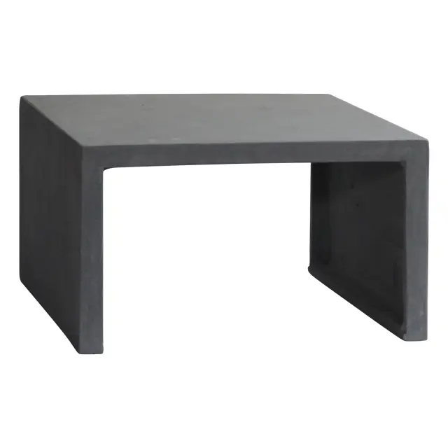 Τραπέζι CONCRETE Σαλονιού Grey Τσιμέντο 80x80cm